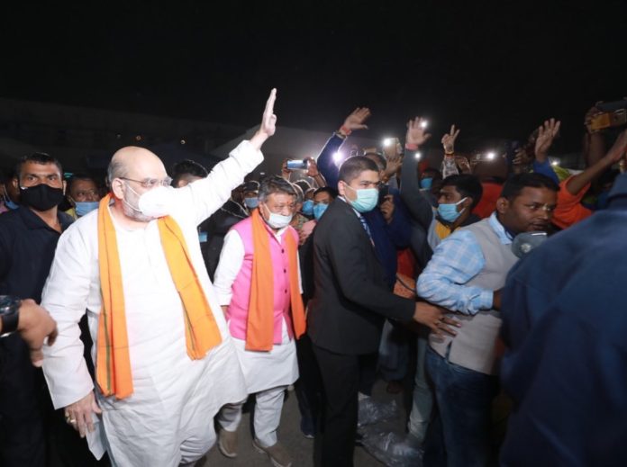 Amit Shah arrives in West Bengal, says 'lunch diplomacy'